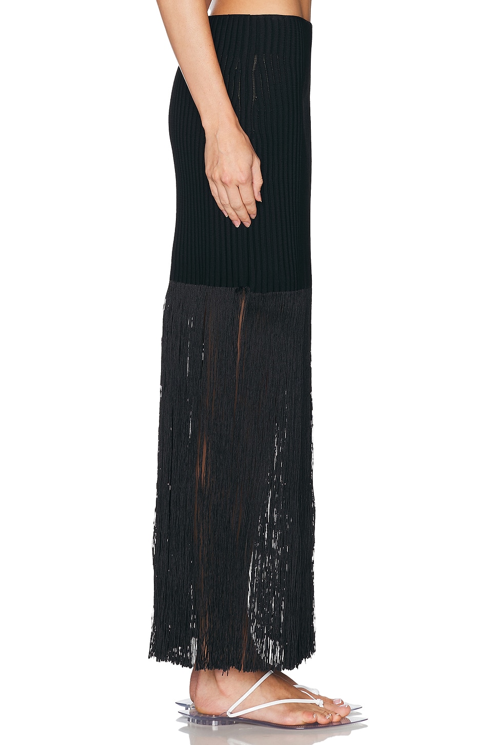 ALAÏA ALAΪA Fringed Tube Skirt | Thumbnail 3 ALAÏA ALAΪA Fringed Tube Skirt | Thumbnail 3