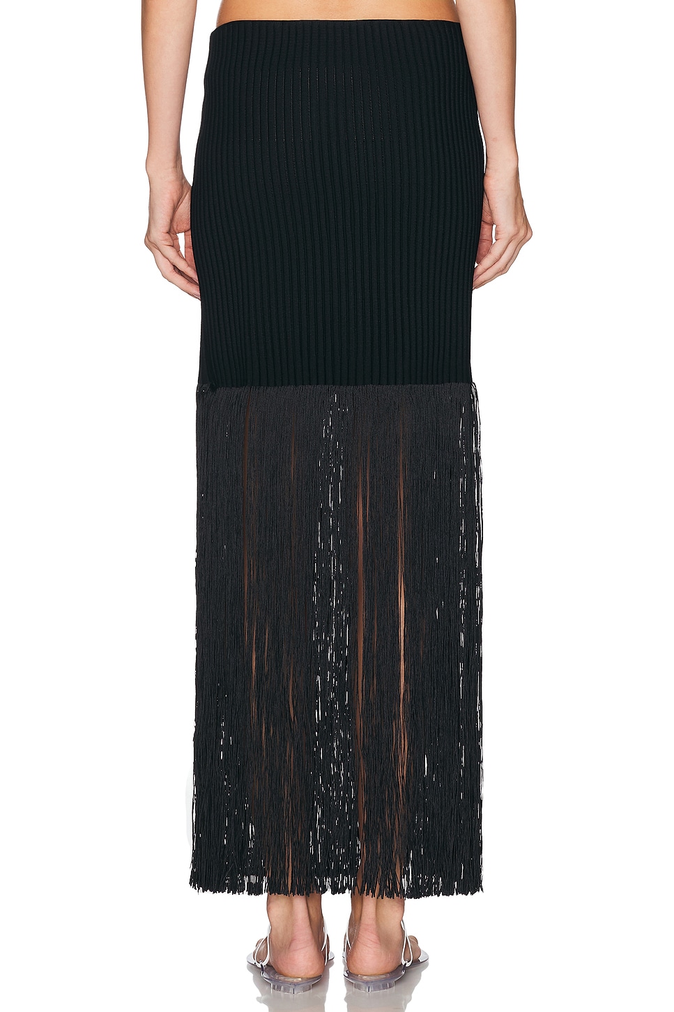 ALAÏA ALAΪA Fringed Tube Skirt | Thumbnail 4 ALAÏA ALAΪA Fringed Tube Skirt | Thumbnail 4