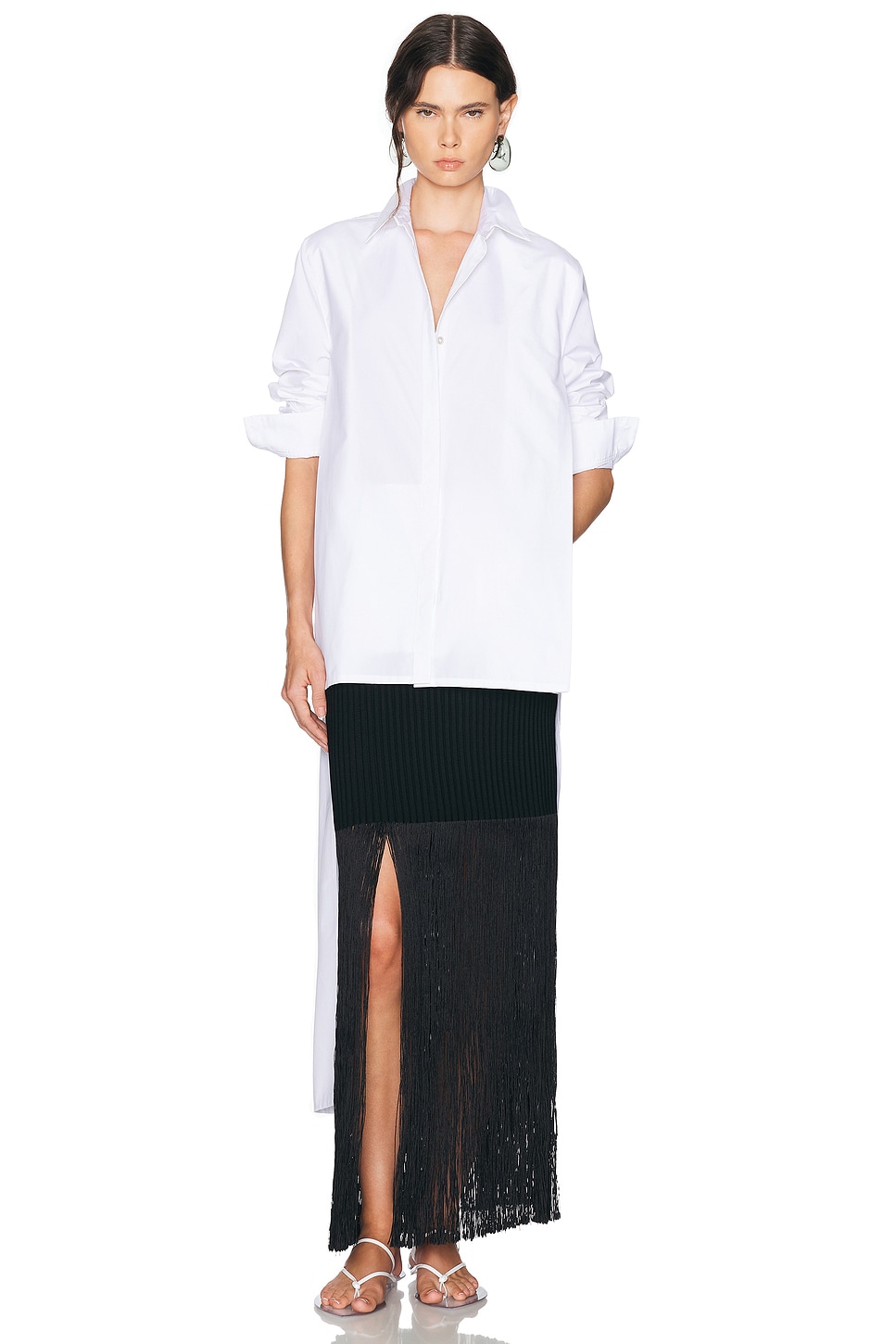 ALAÏA ALAΪA Fringed Tube Skirt | Thumbnail 5 ALAÏA ALAΪA Fringed Tube Skirt | Thumbnail 5