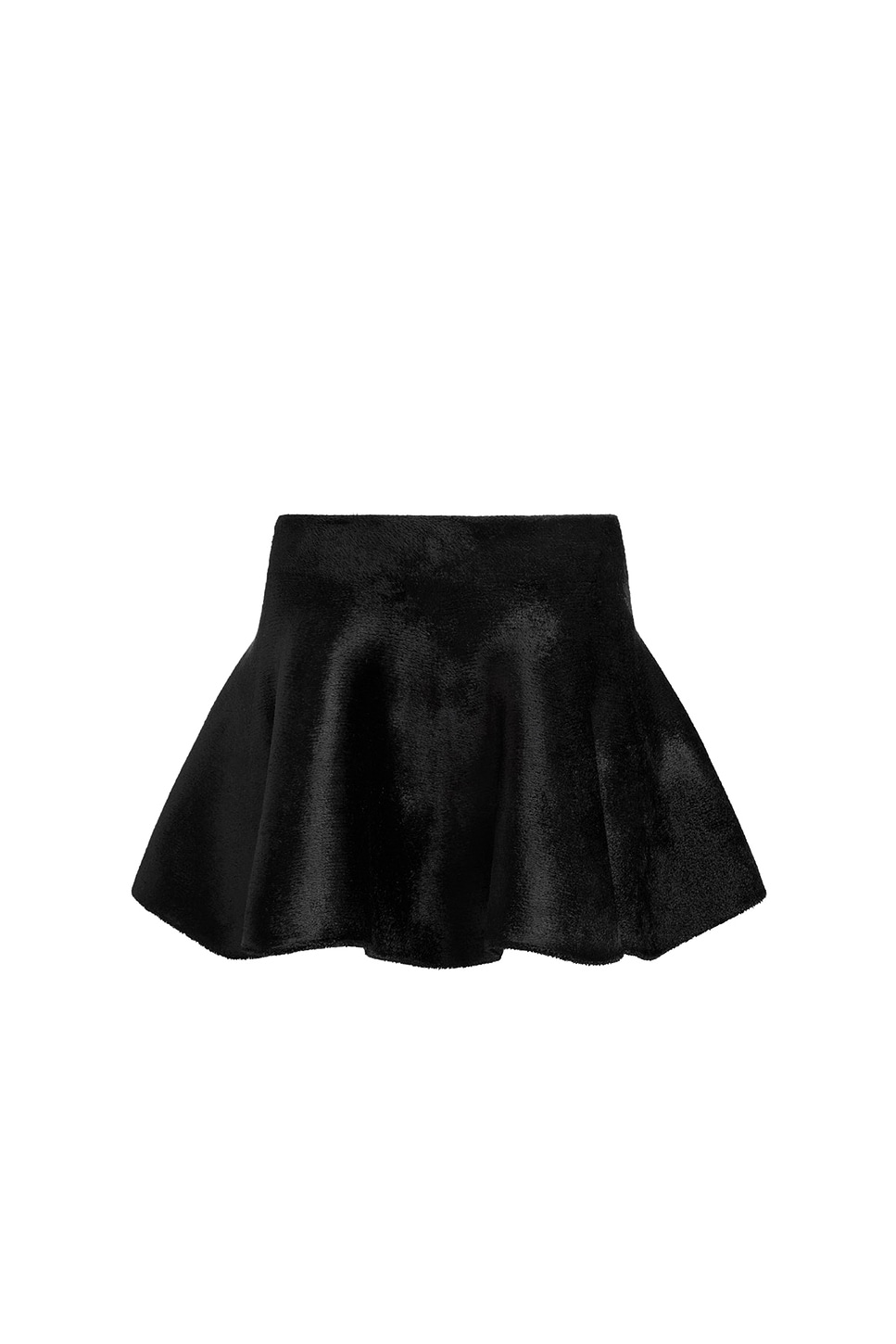 Image 1 of ALAÏA Mini Skater Skirt in Noir Alaia