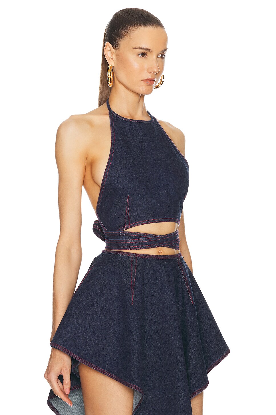 ALAÏA HALTERNECK TANK TOP