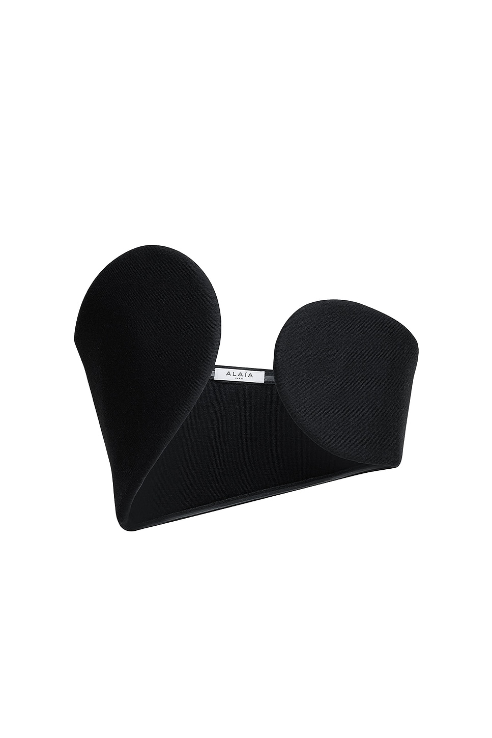 Image 1 of ALAÏA Molded Top in Noir Alaia
