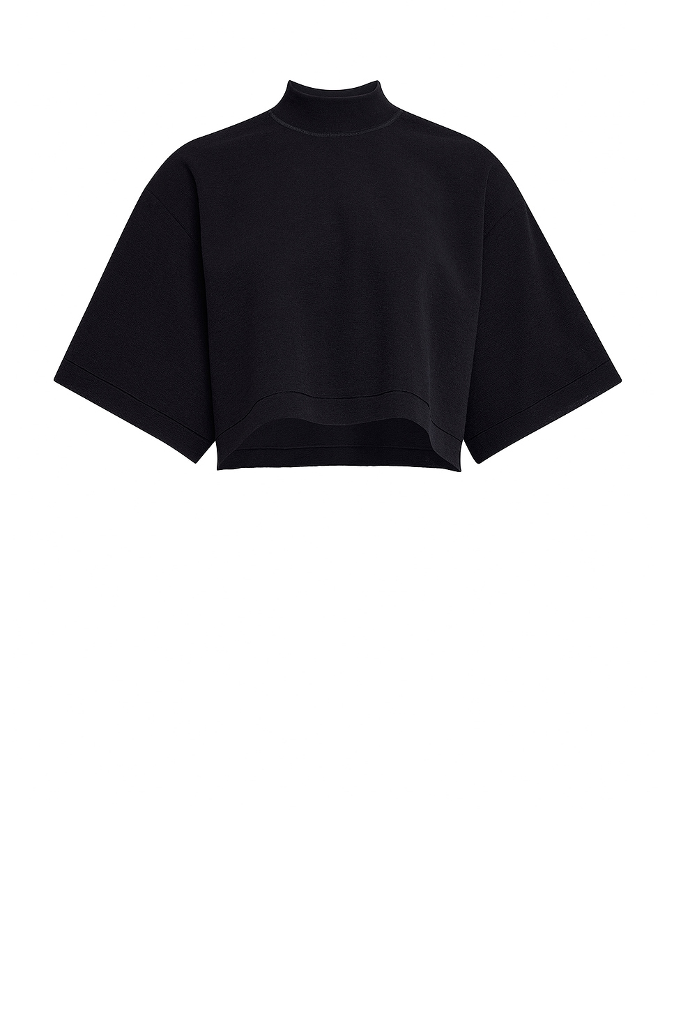 Alaïa Short Sleeve Crop Top