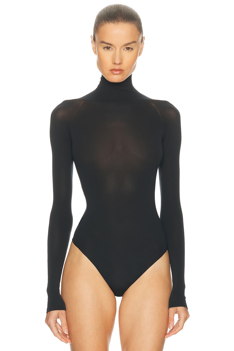 Alaïa Secondskin Bodysuit In Black
