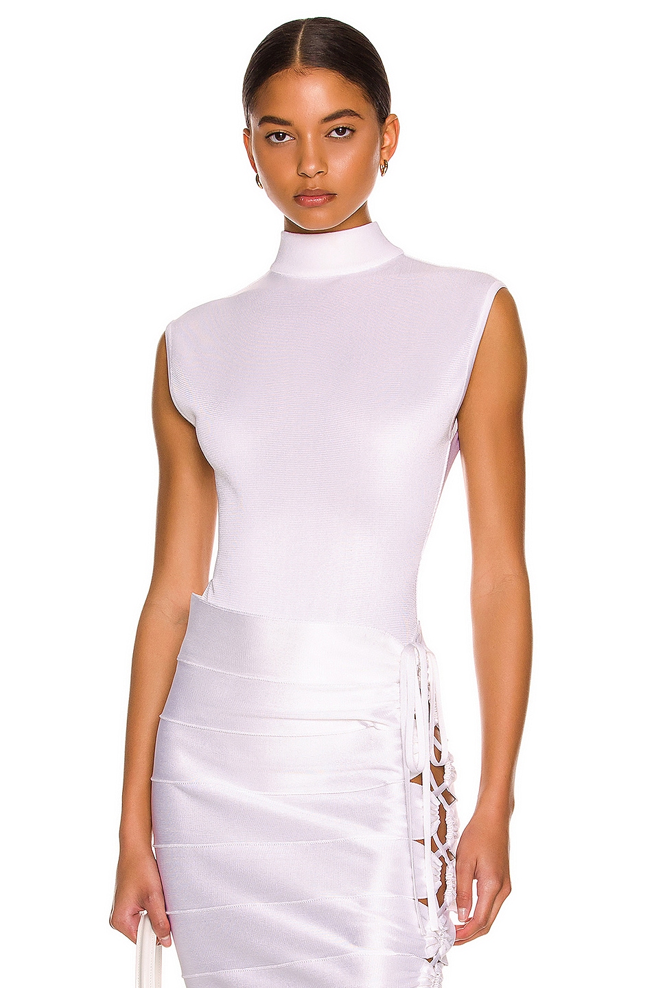 Image 1 of ALAÏA Edition 1986 Sleeveless Bodysuit in Blanc