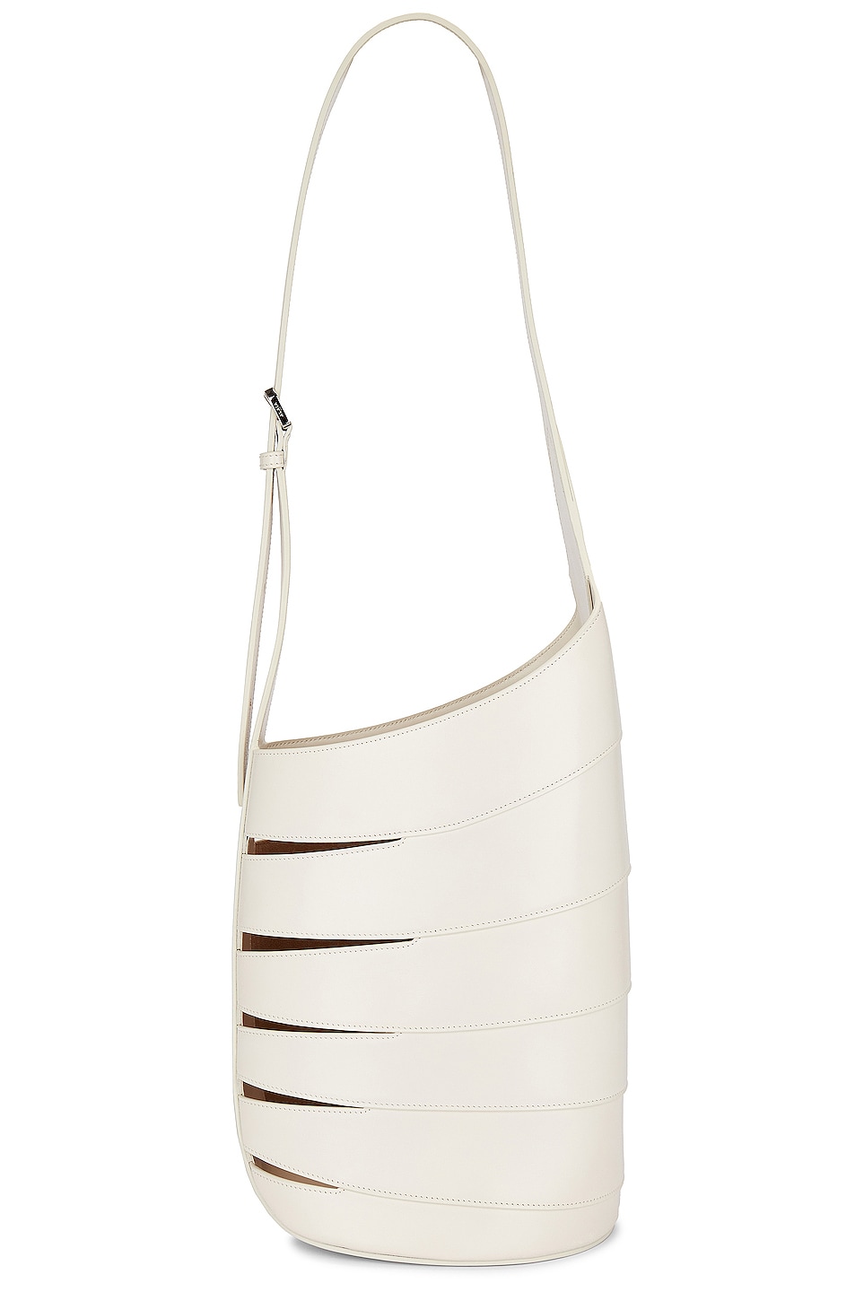 ALAÏA Medium Babel Bag in Ivory