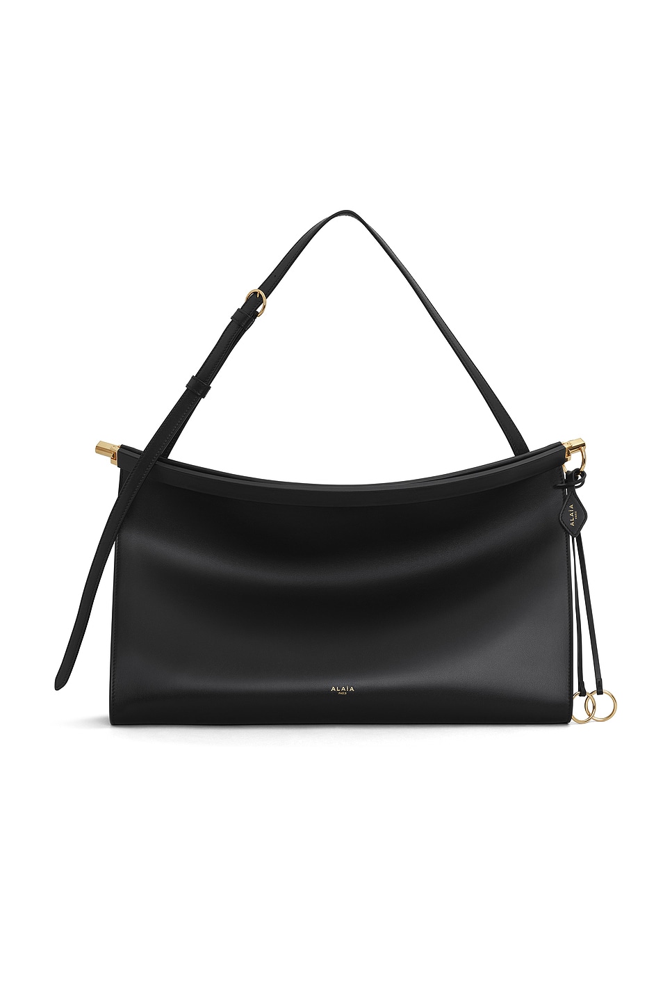 ALAÏA Large Le Click East West Bag in Black