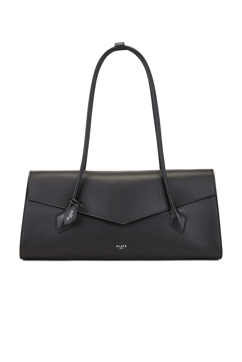 ALAÏA Le Teckel Flap Bag in Black