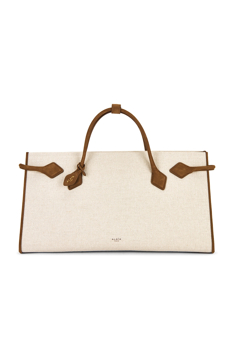 ALAÏA Le Teckel Tote Bag in Neutral