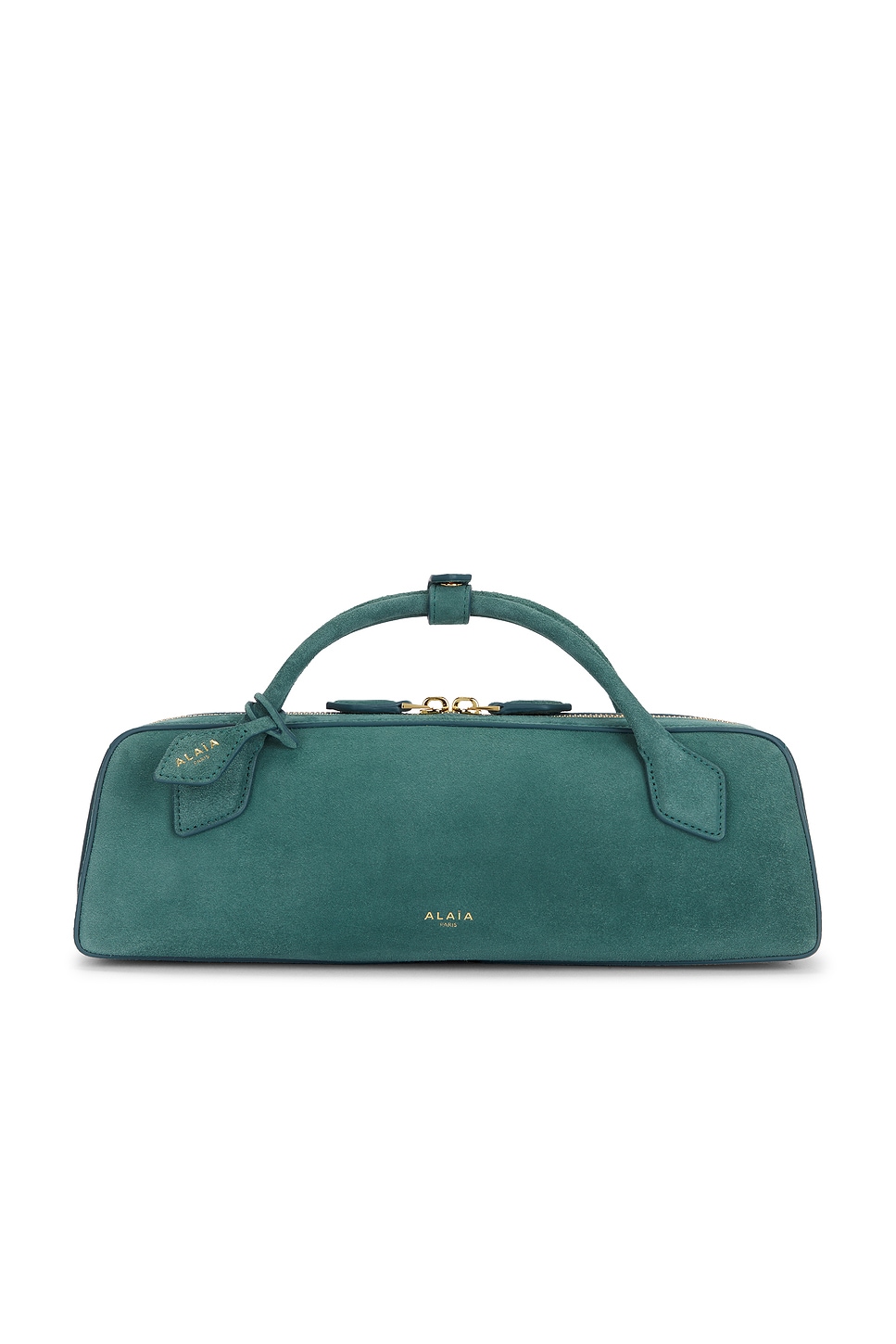 Alaïa Alaϊa Le Teckel Clutch In Vert De Gris