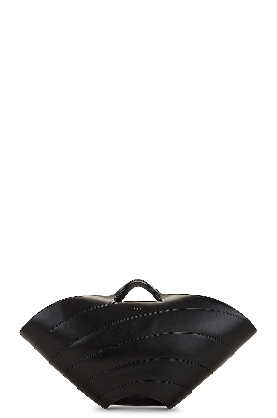 ALAÏA Large Khaima Shoulder Bag in Black