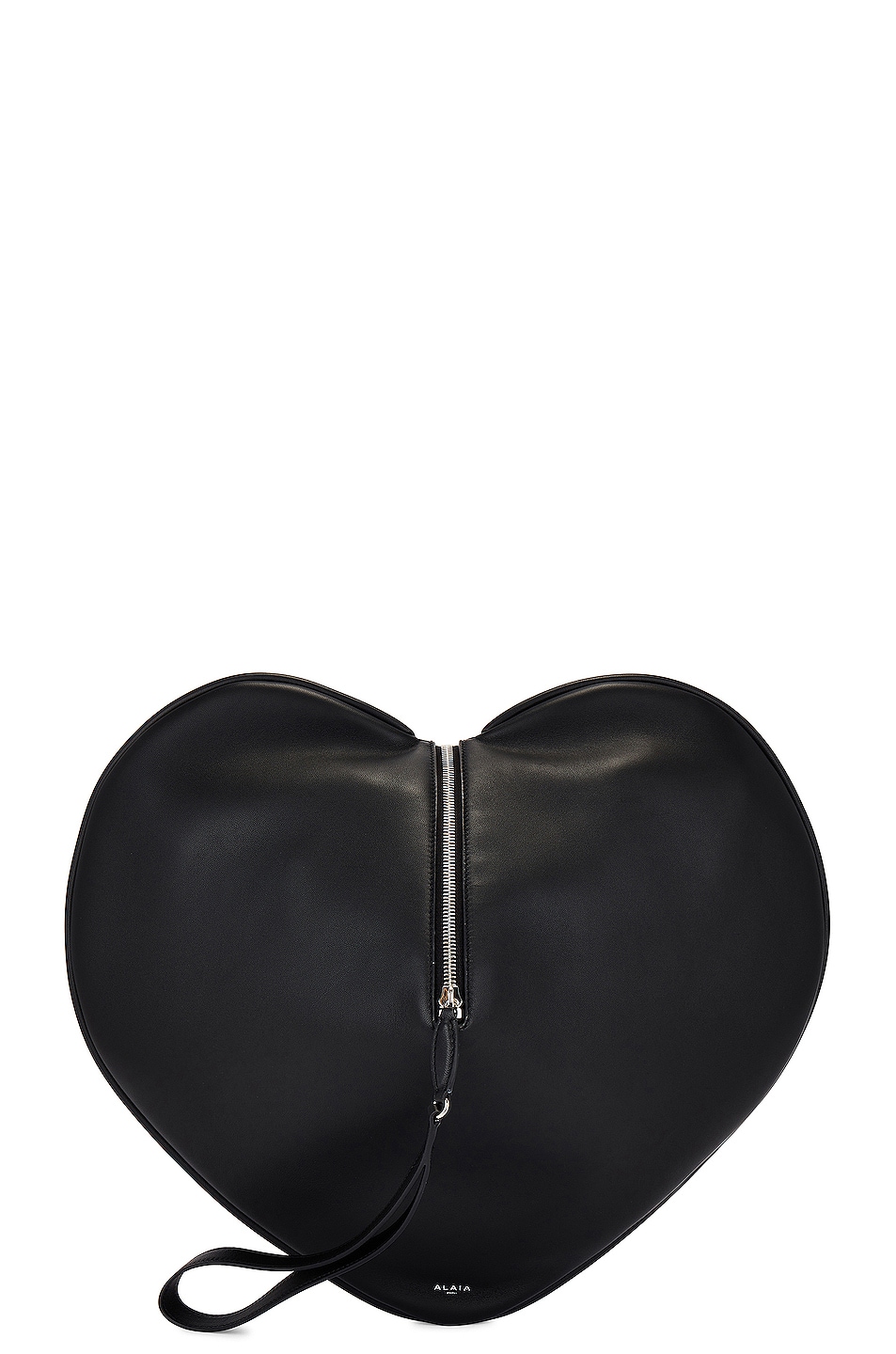 ALAÏA Le Coeur Soft Heart Clutch in Black