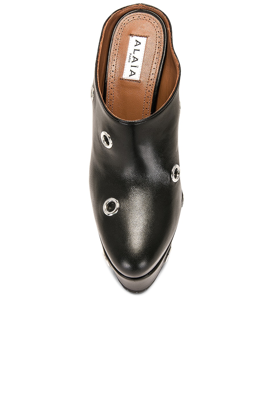 ALAΪA Wedge Mule