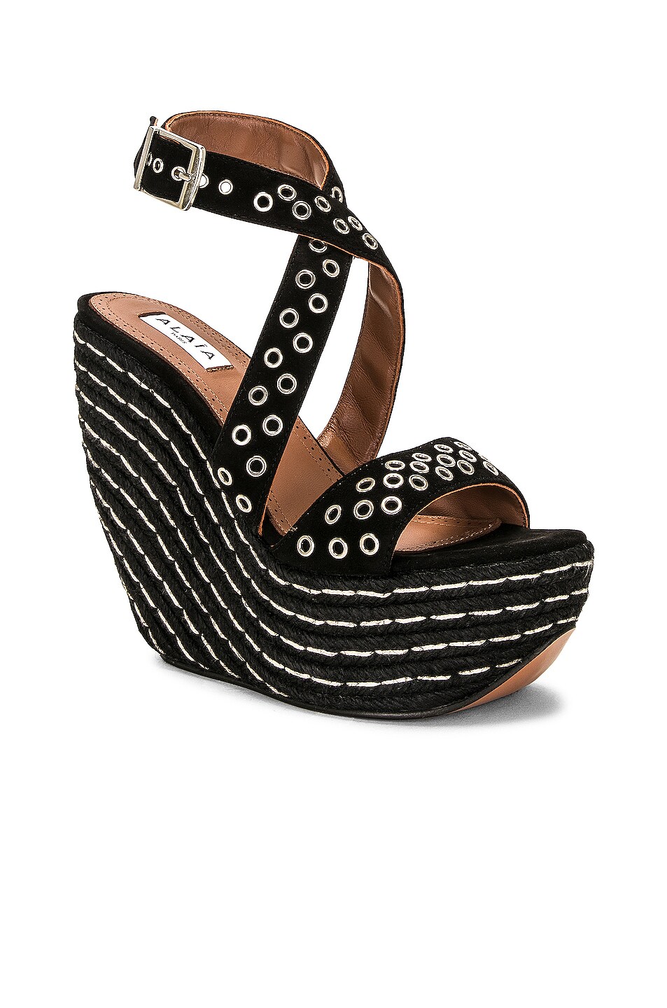 Azra Espadrille Wedge Black main image 0