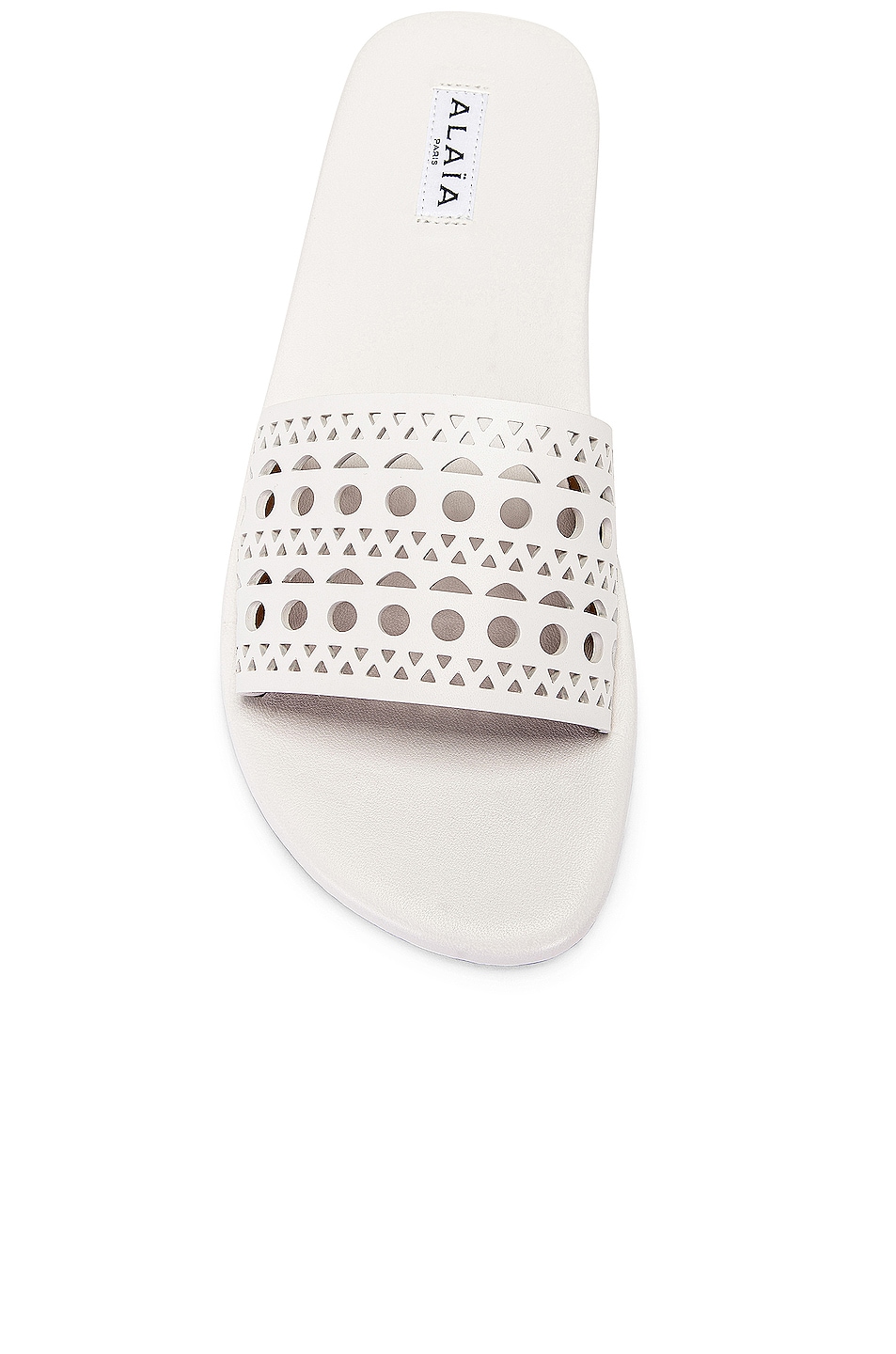 Alia Woven Leather Block-Heel Sandal