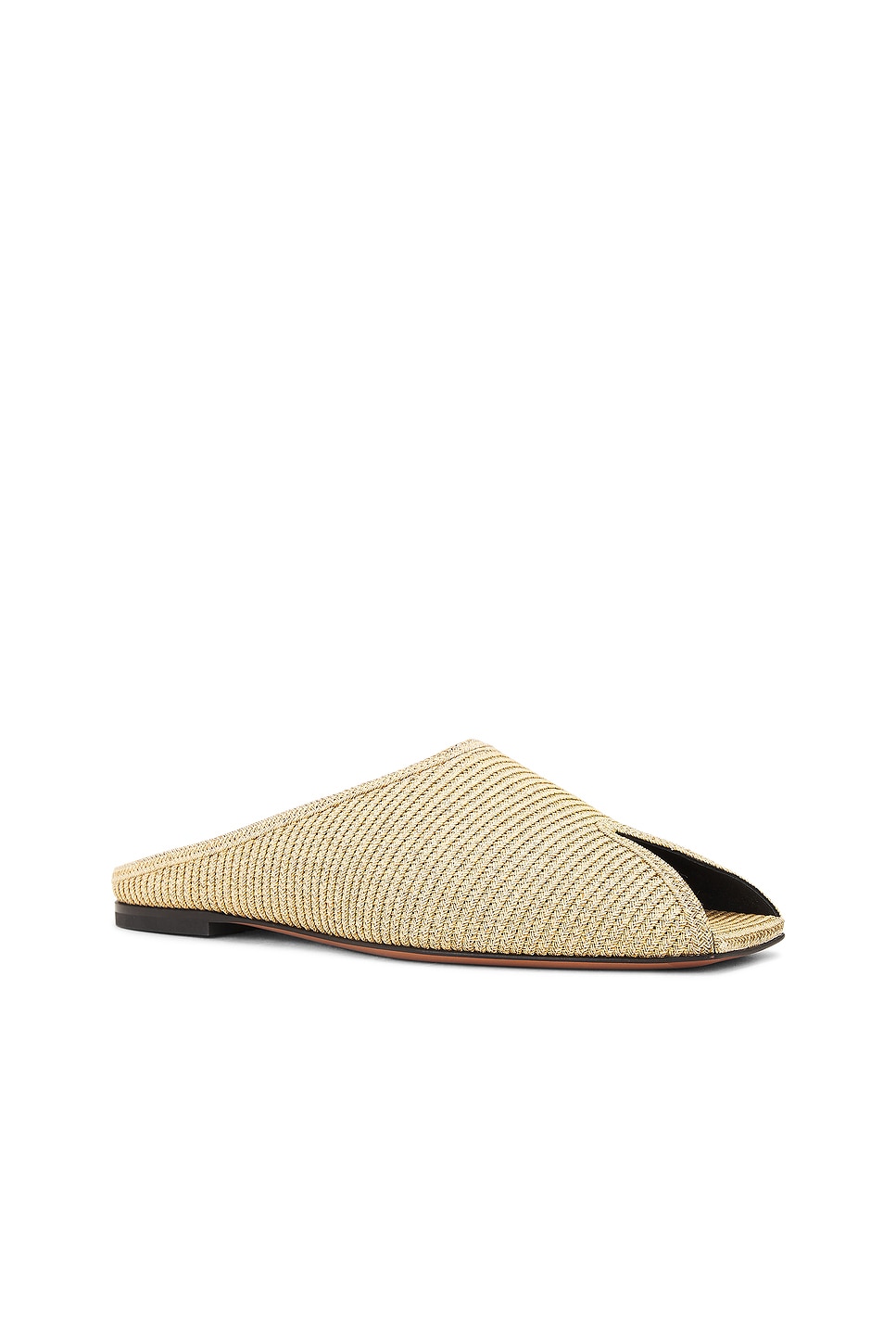Alaïa Flat Mule In Natural