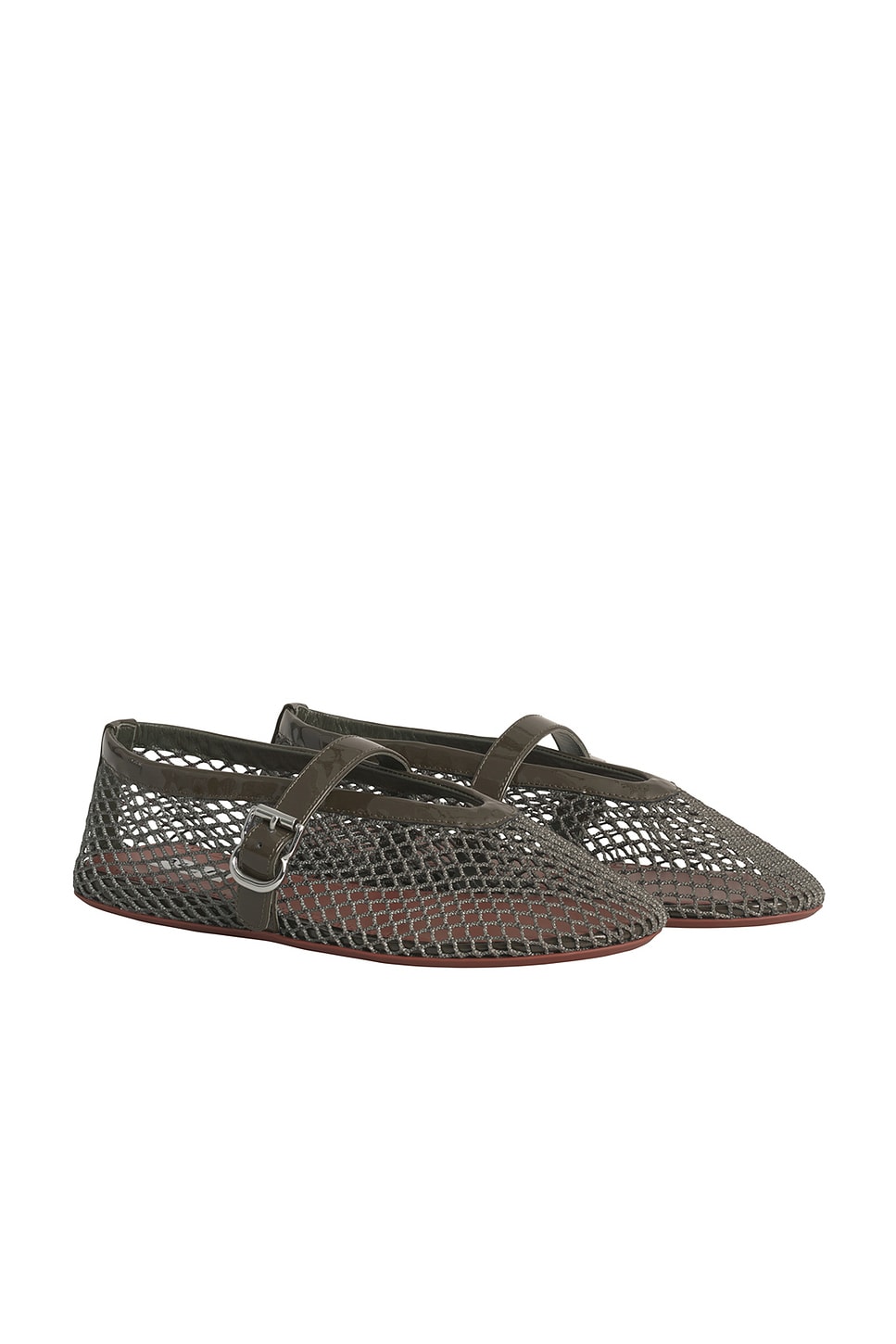 Image 1 of ALAÏA Ballet Flat in Kaki