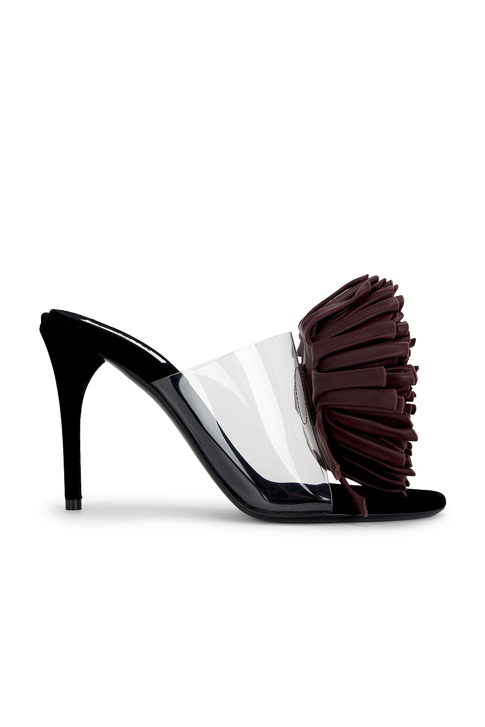 Image 1 of ALAÏA Mule Sandal in Aubergine