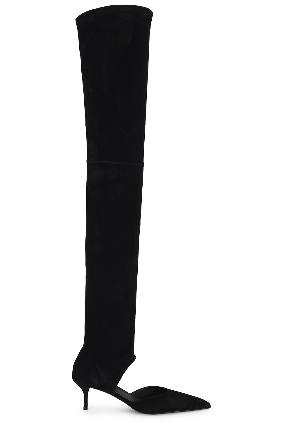 Alaïa Over The Knee Boot In Black
