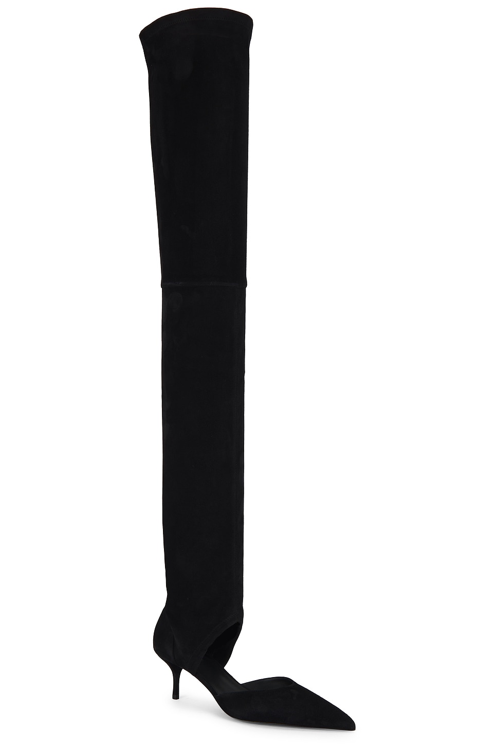 Alaïa Over The Knee Boot In Black