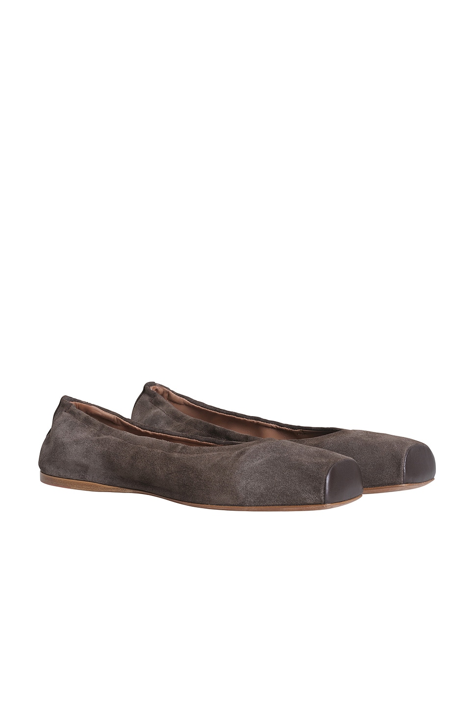 Image 1 of ALAÏA Ballet Flat in Brun Fonce