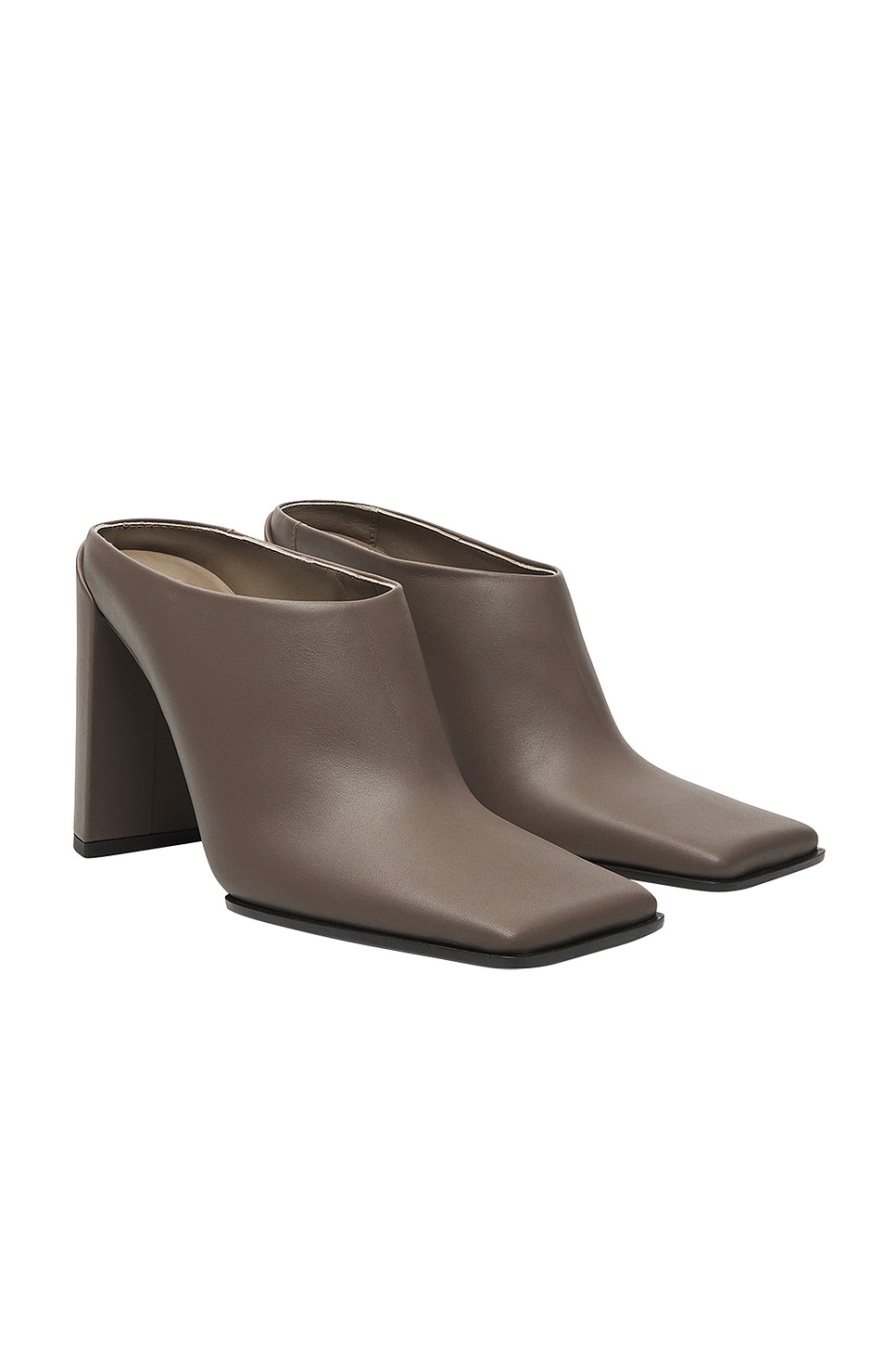 Image 1 of ALAÏA Square Toe Mule in Tourterelle