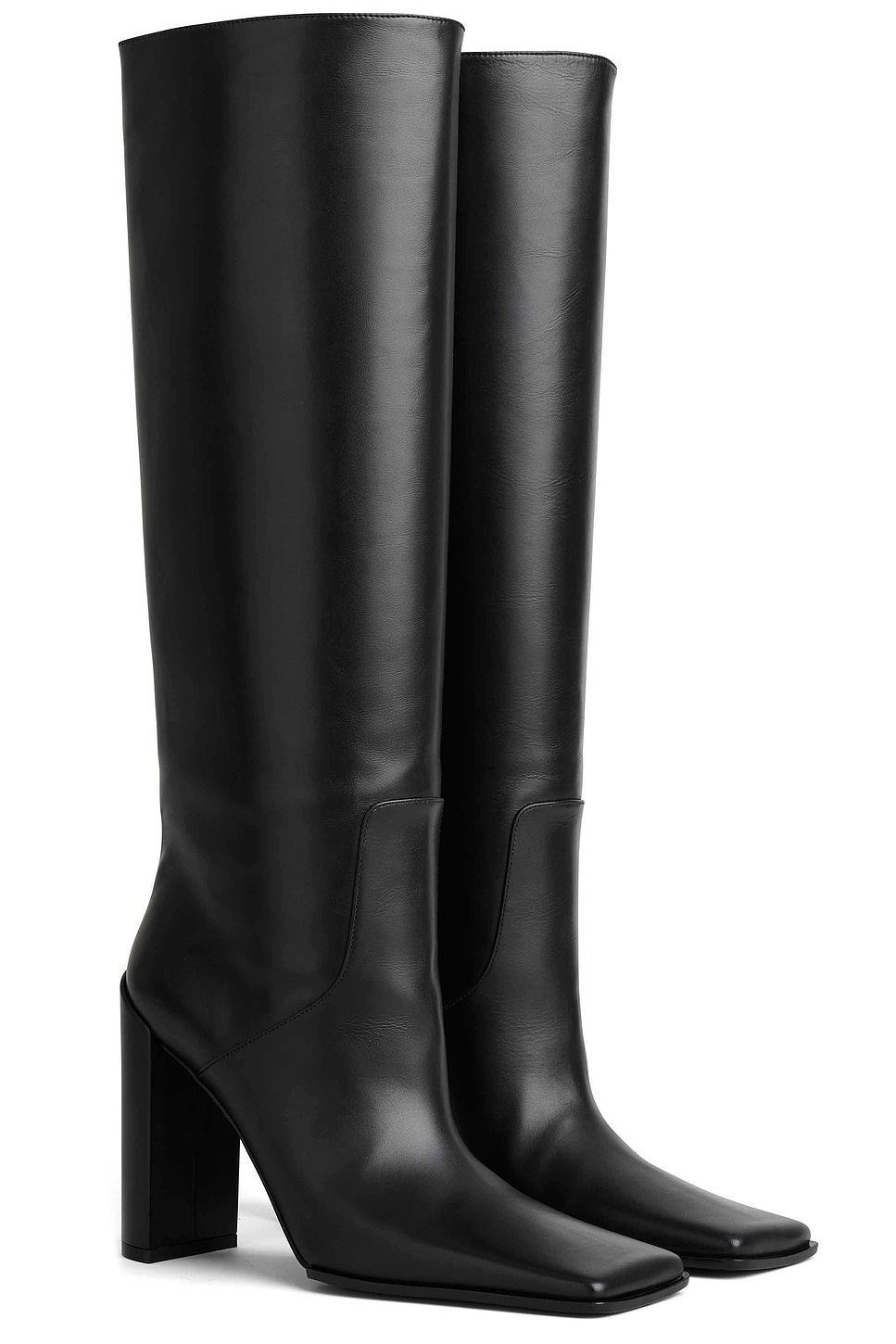 Image 1 of ALAÏA Knee High Boot in Noir