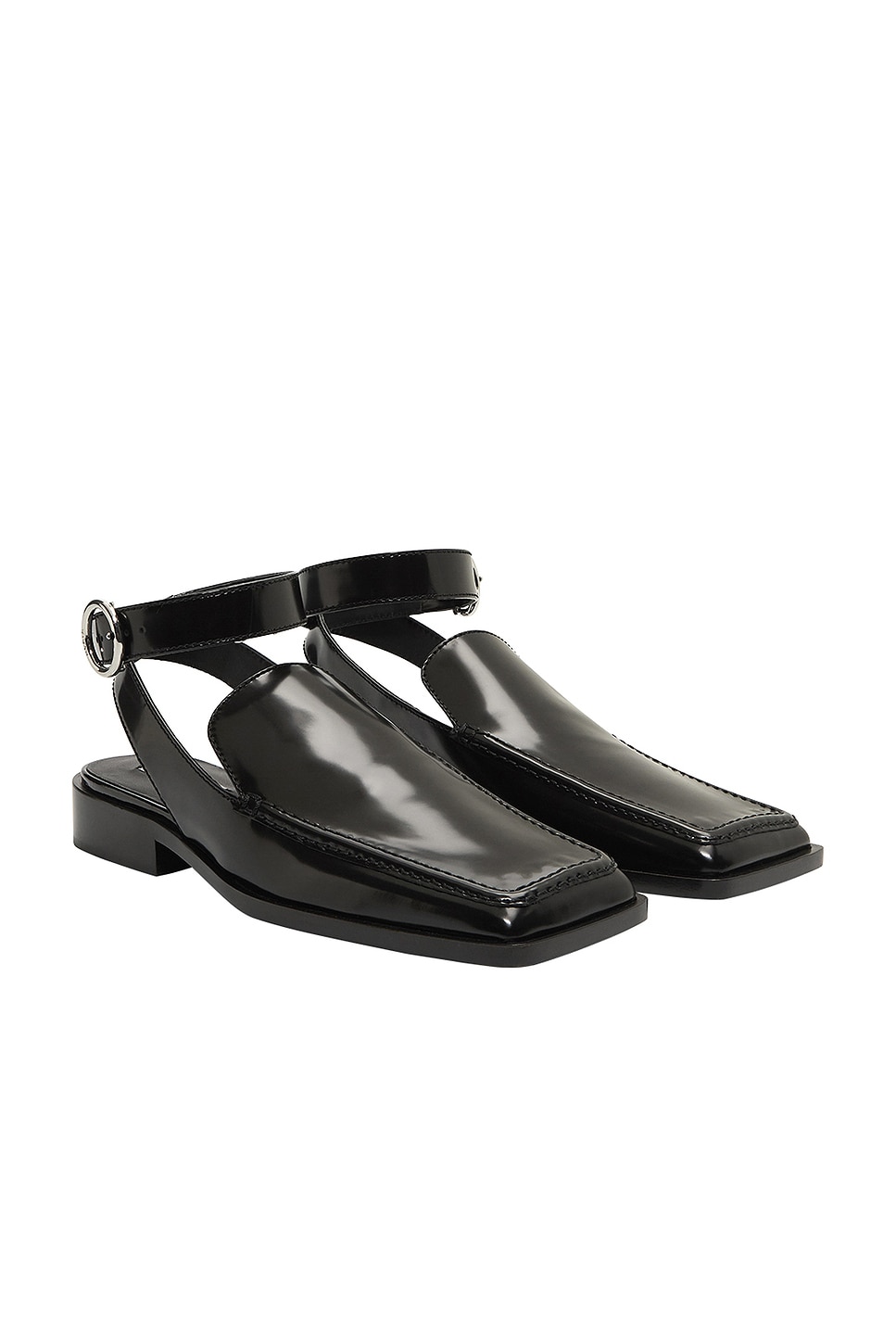 Image 1 of ALAÏA Loafer Sandal in Noir