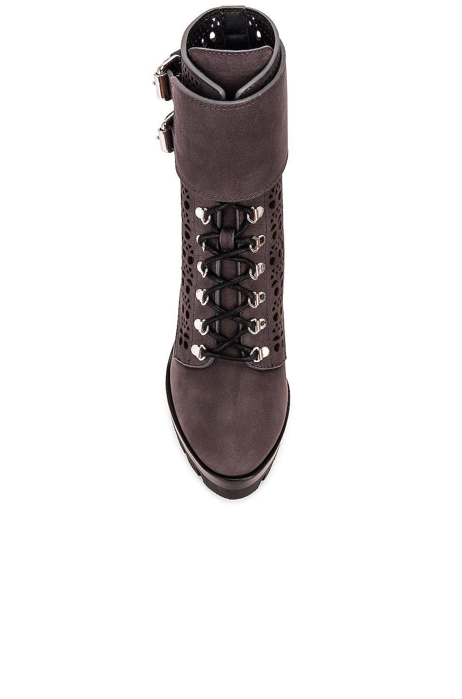 Alaïa Perforated Military Boots thumbnail