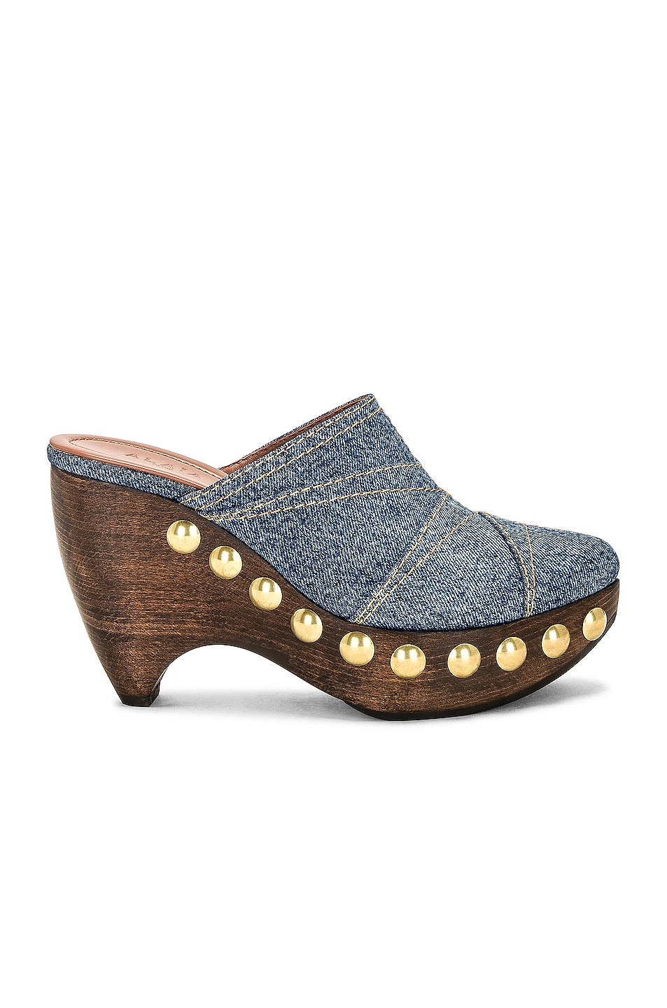 Image 1 of ALA?A Le Sabot Clogs in Blue Jeans