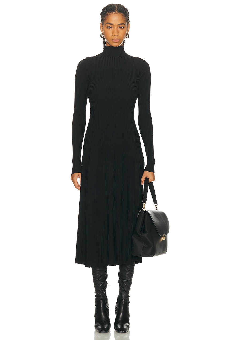 Image 1 of Adam Lippes Tabitha Dress in Black