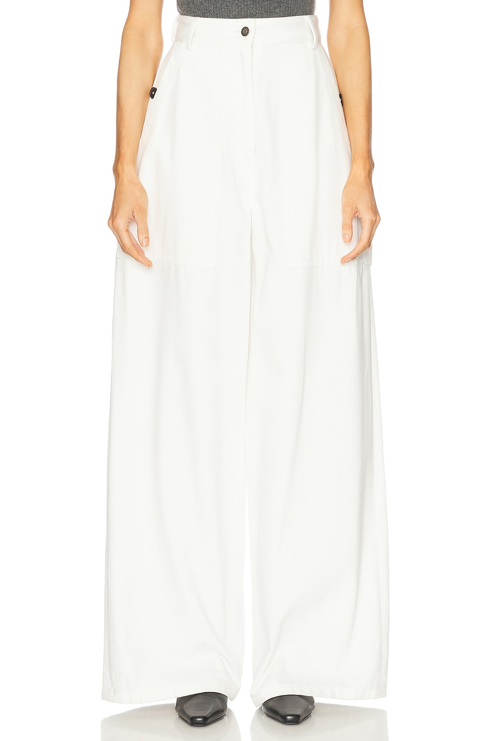 Jasper Pant in White