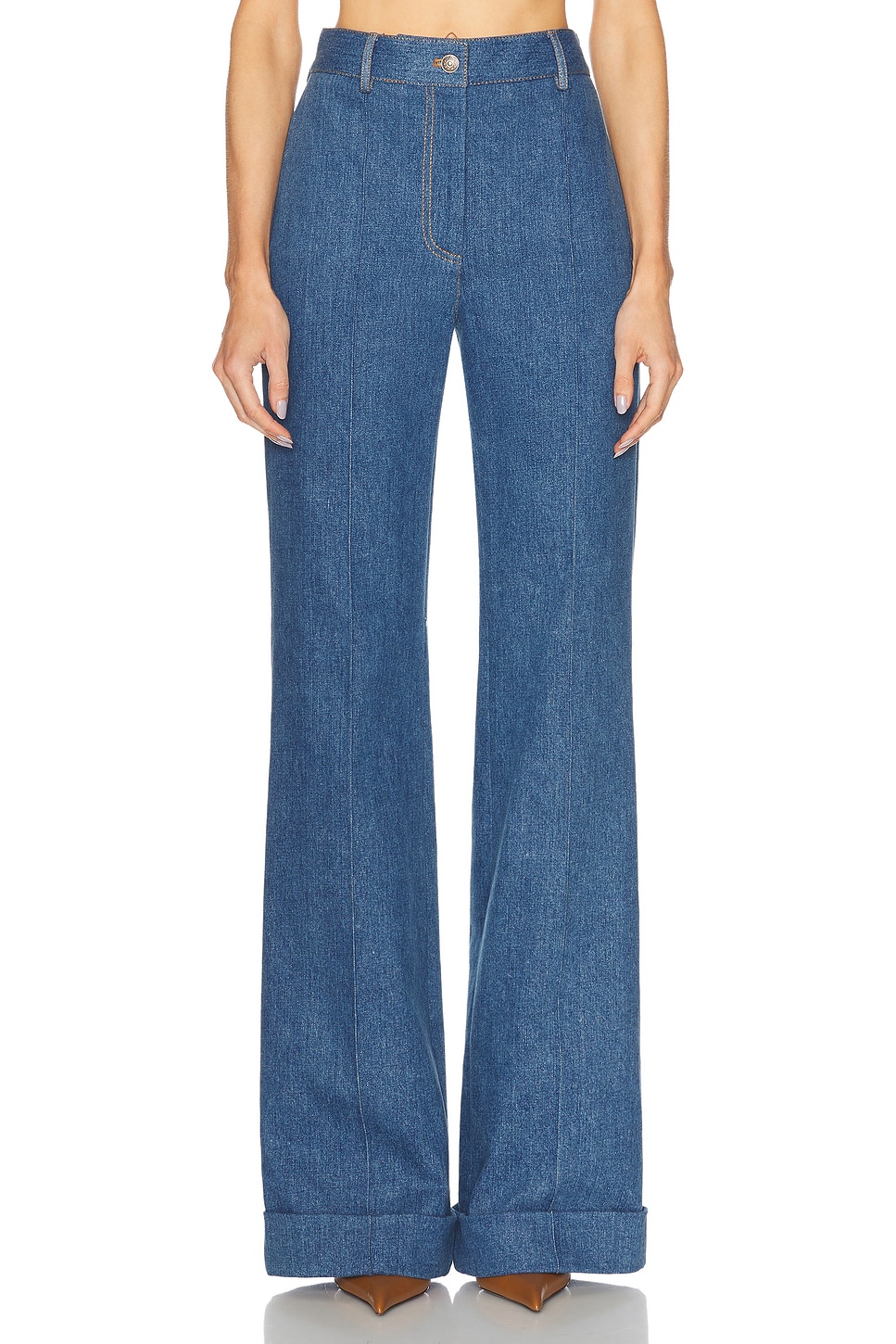 Deeda Pant in Blue