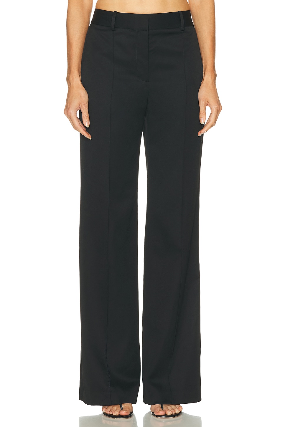Image 1 of Adam Lippes Wyatt Pant in Black
