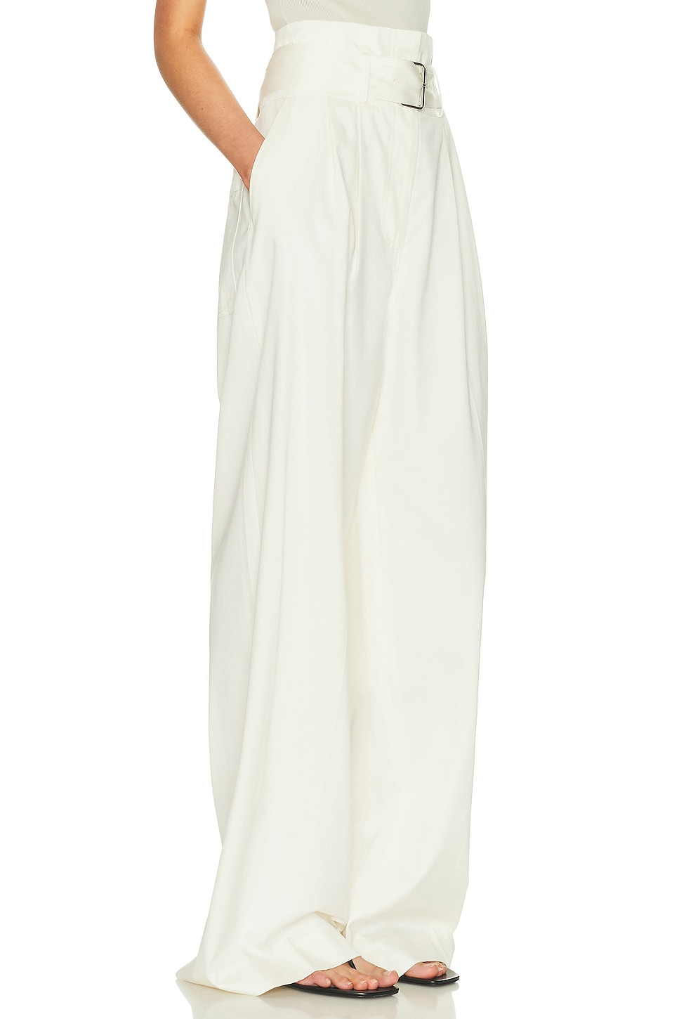 Adam Lippes Jericho Pant In Neutral