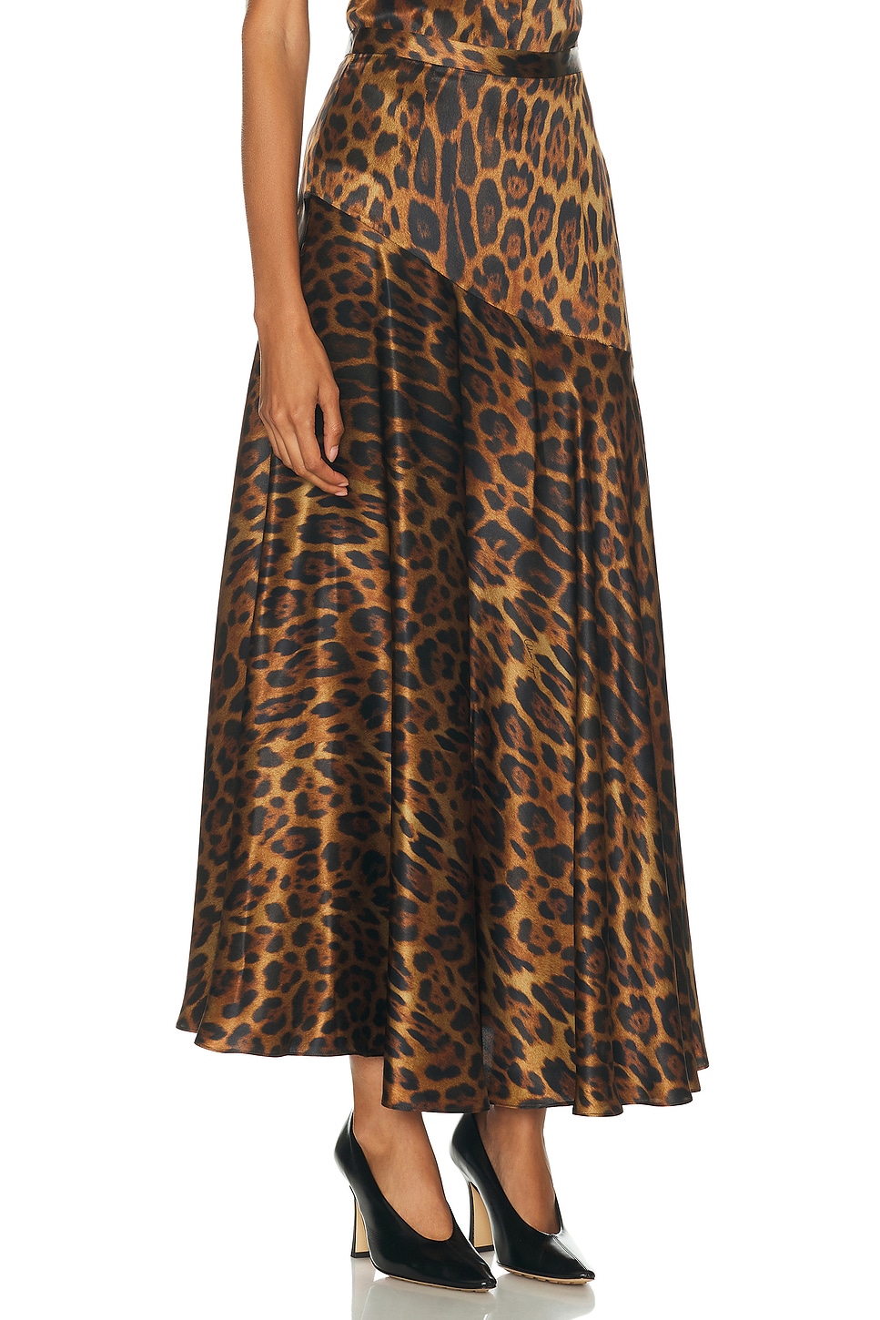 Adam Lippes Tess Skirt In Brown