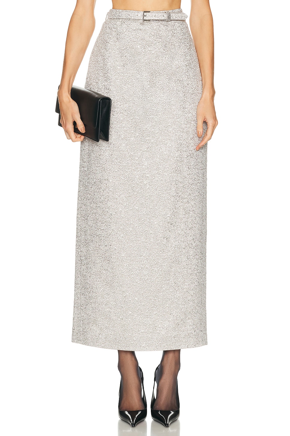 Image 1 of Adam Lippes Levi Skirt in Chrome