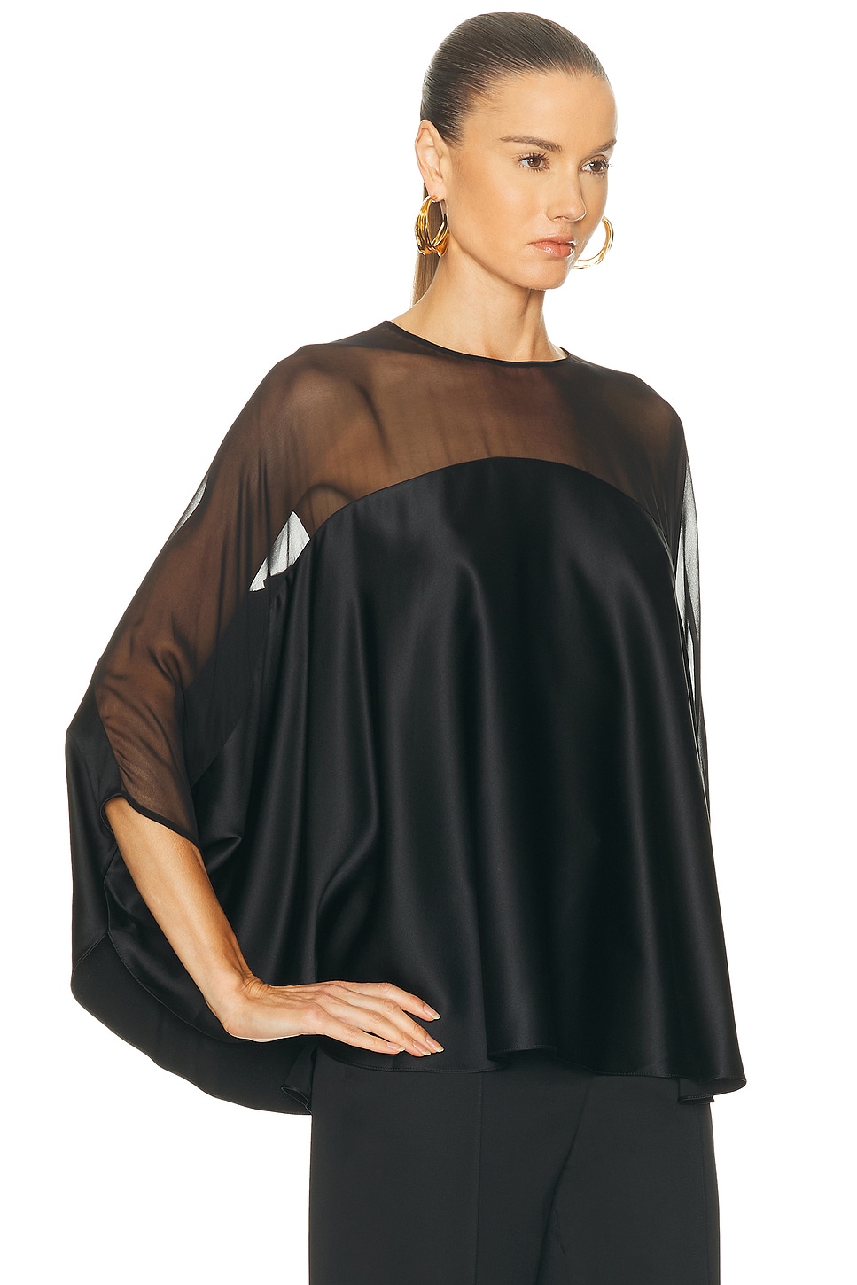 Adam Lippes Apollo Top In Black