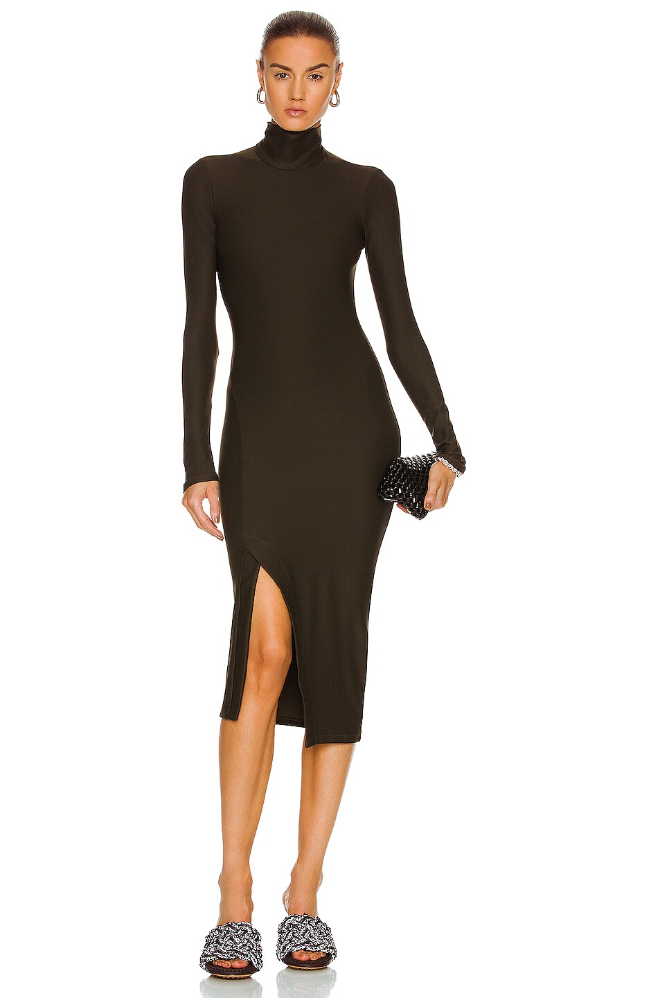 ALIX NYC Ardsley Dress in Pine FWRD