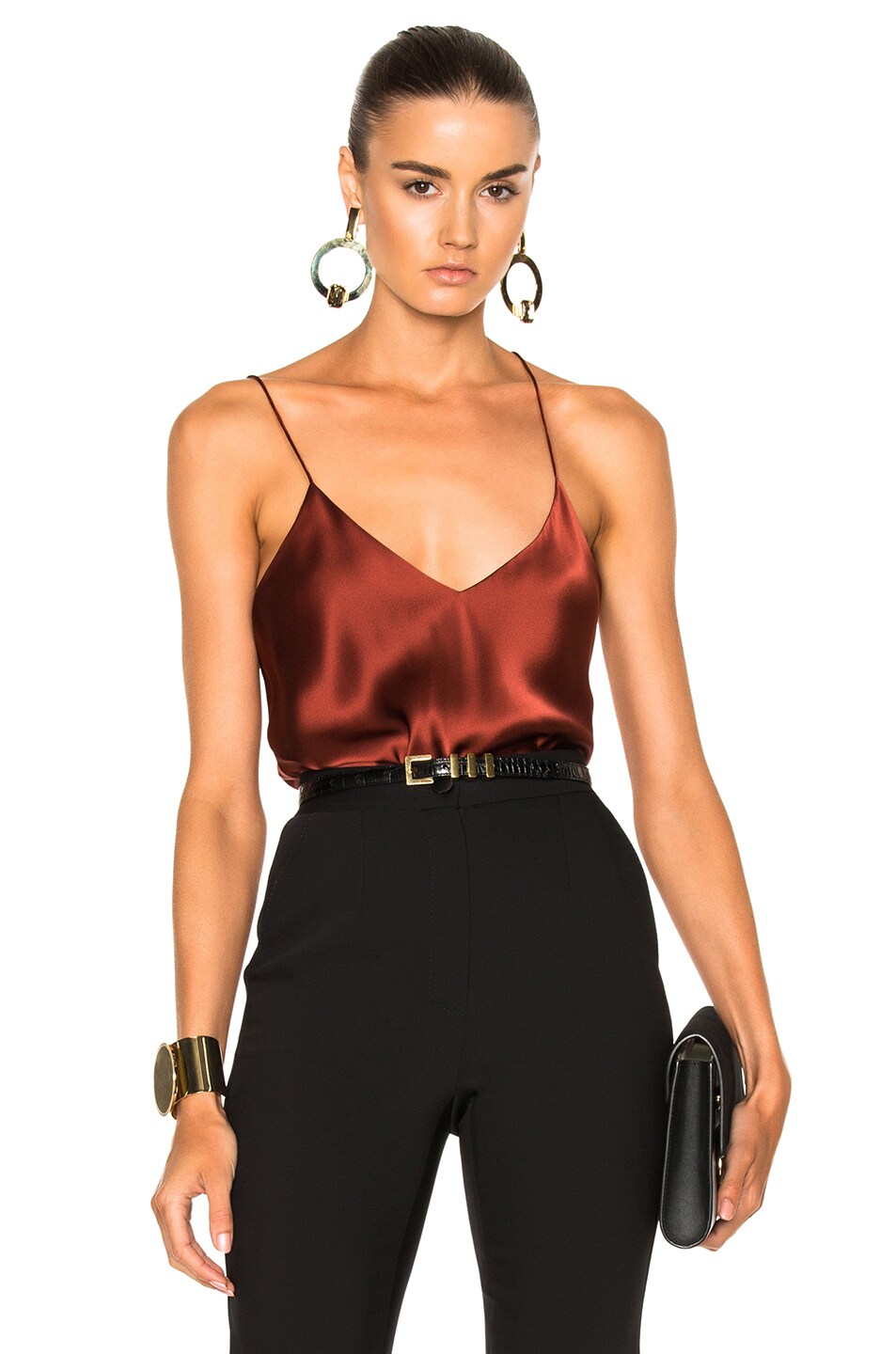 Image 1 of ALIX NYC Lewis Bodysuit in Amber Silk