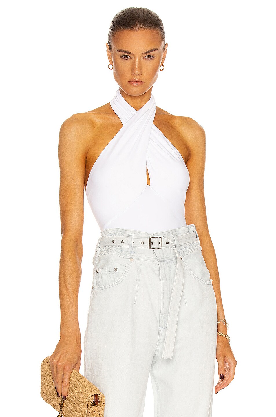 Image 1 of ALIX NYC Oliver Bodysuit in White