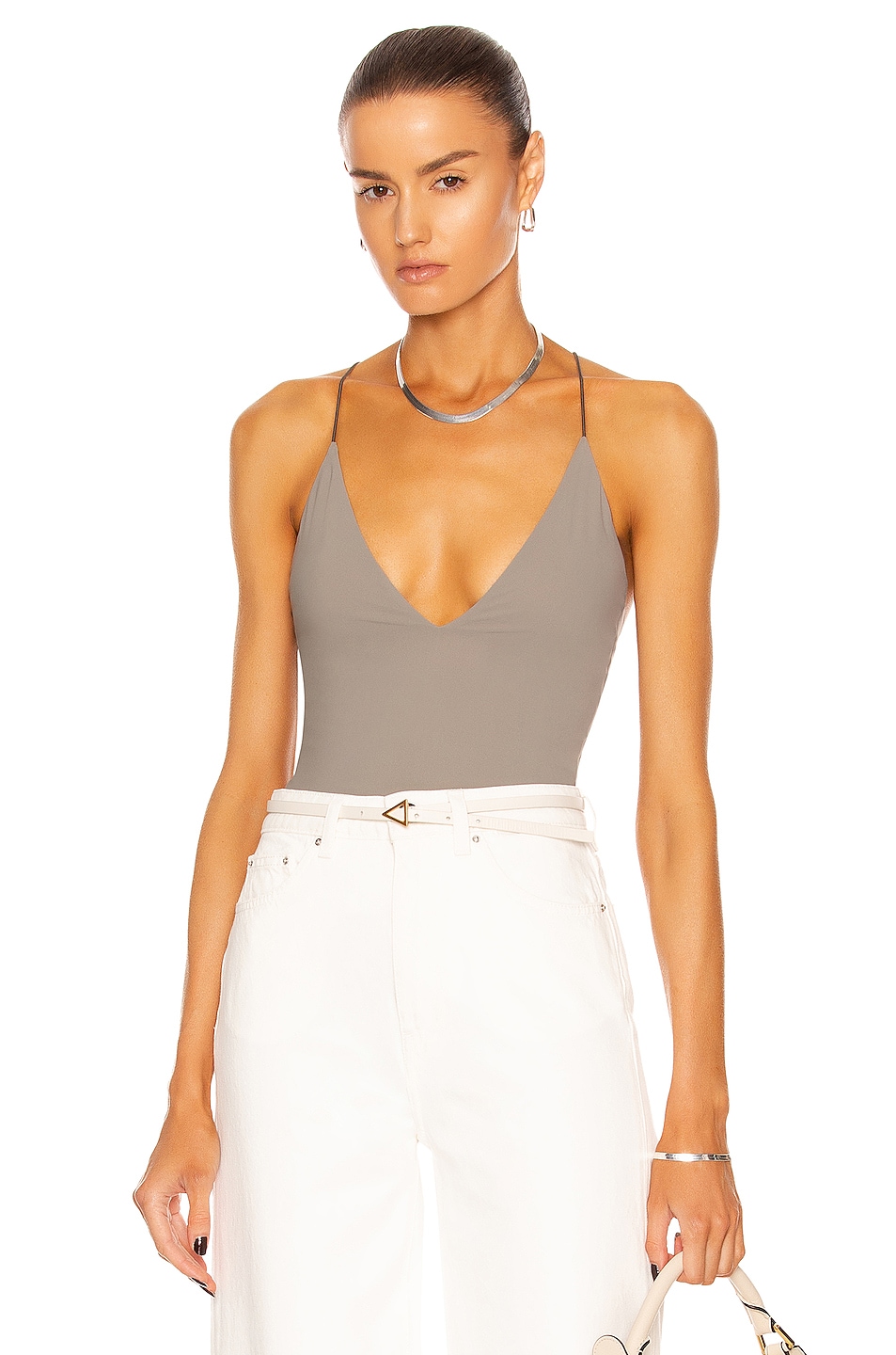 Image 1 of ALIX NYC Avery Bodysuit in Thyme
