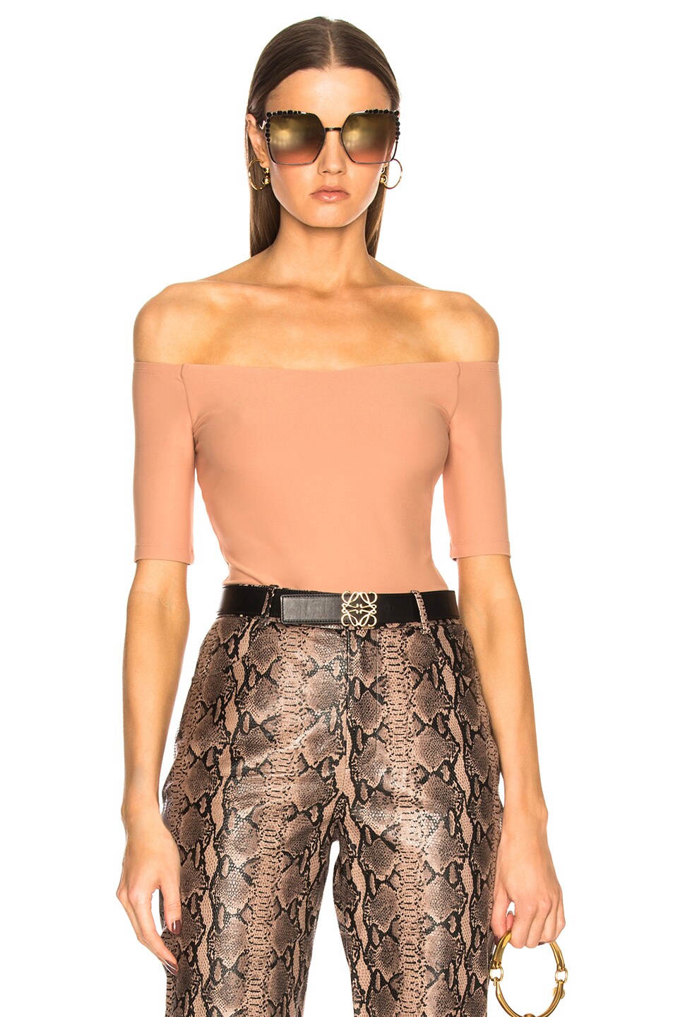 Image 1 of ALIX NYC Beverly Bodysuit in Camel