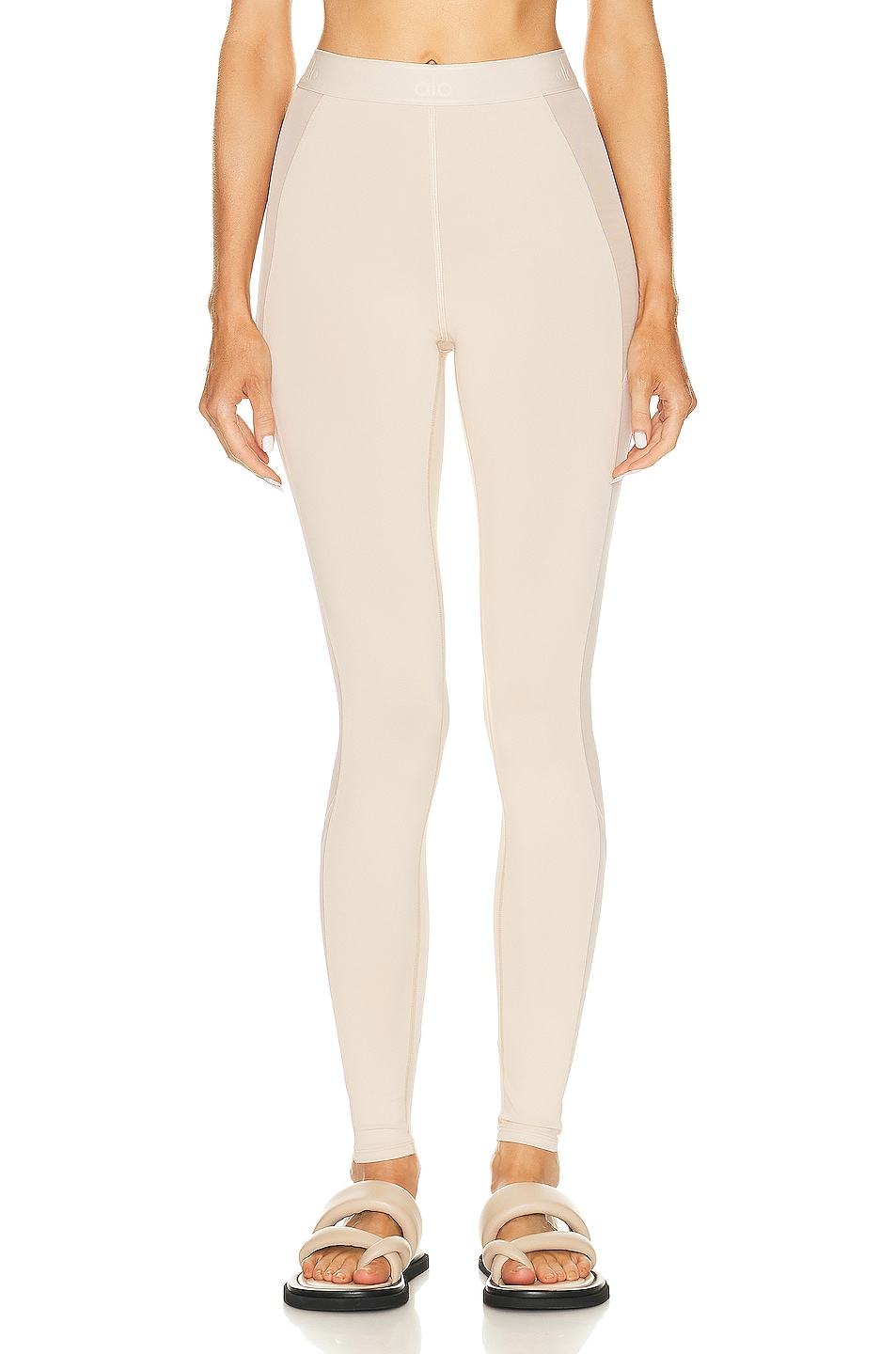 Image 1 of alo Airlift High-waist Ballet Dream Legging in Macadamia