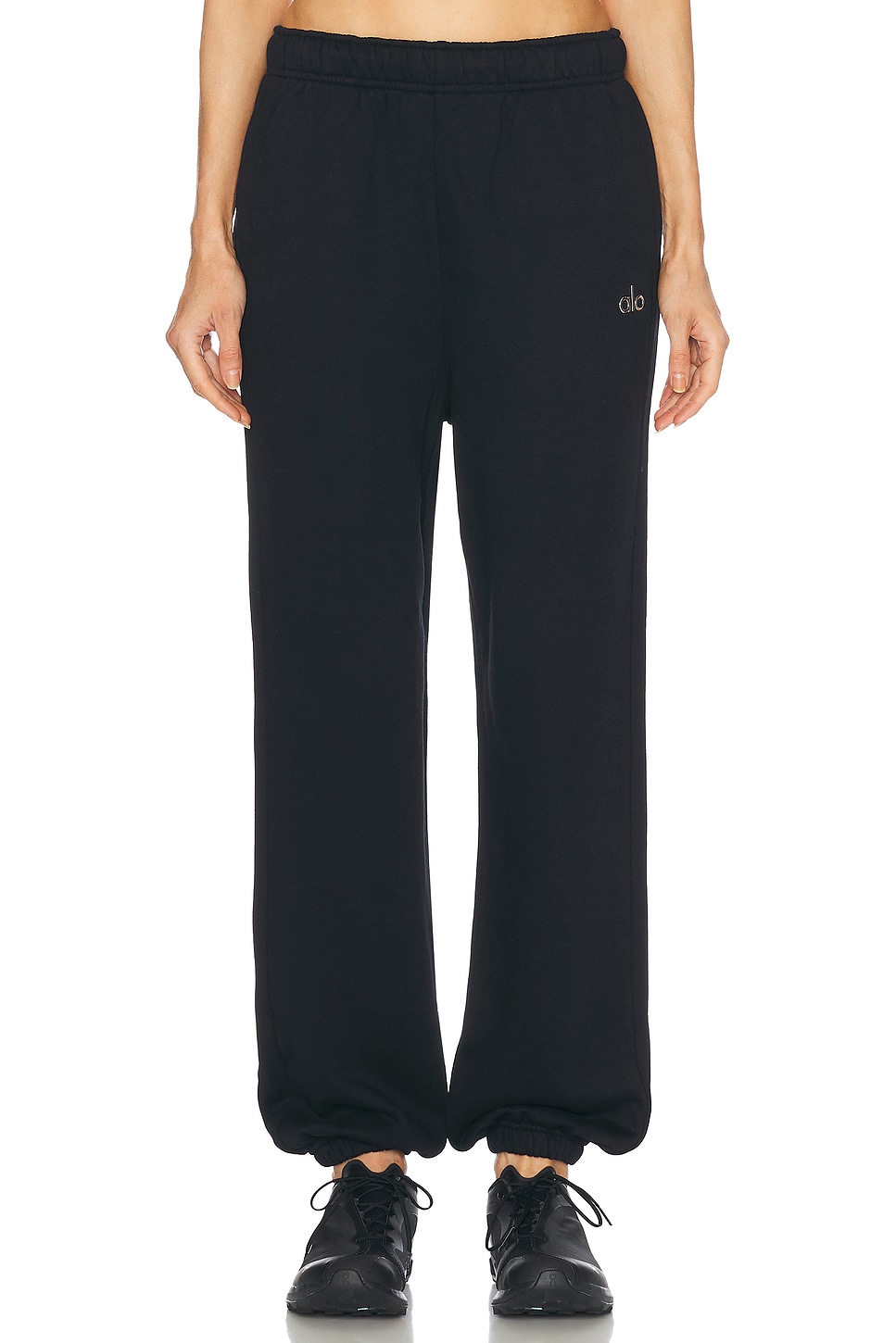 Image 1 of alo Accolade Sweatpant in Black