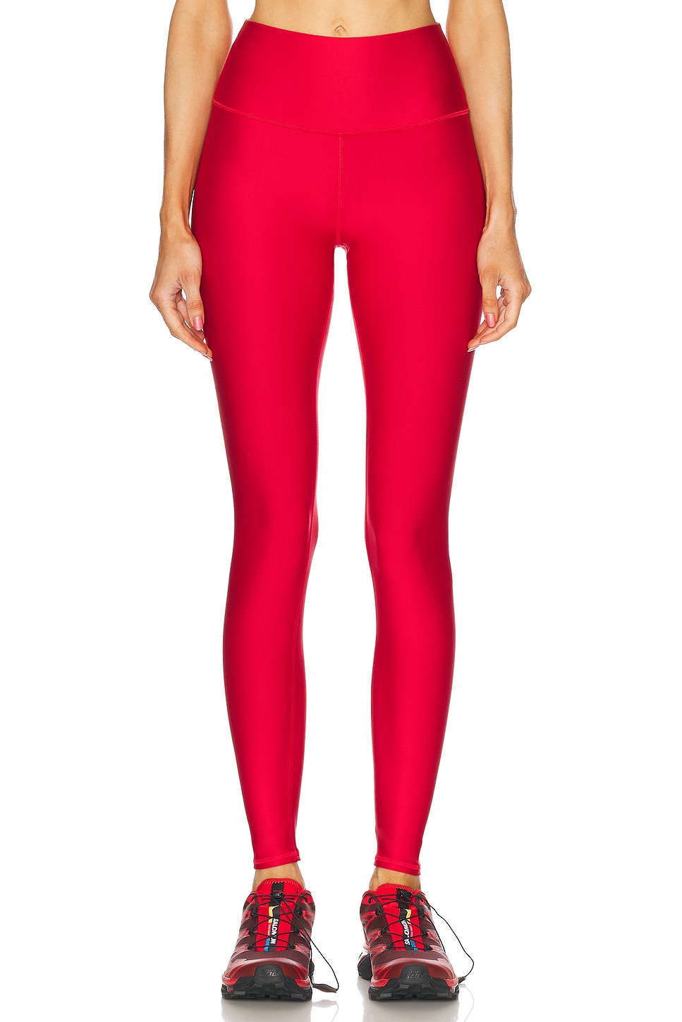 High Waist Airlift Legging in Red