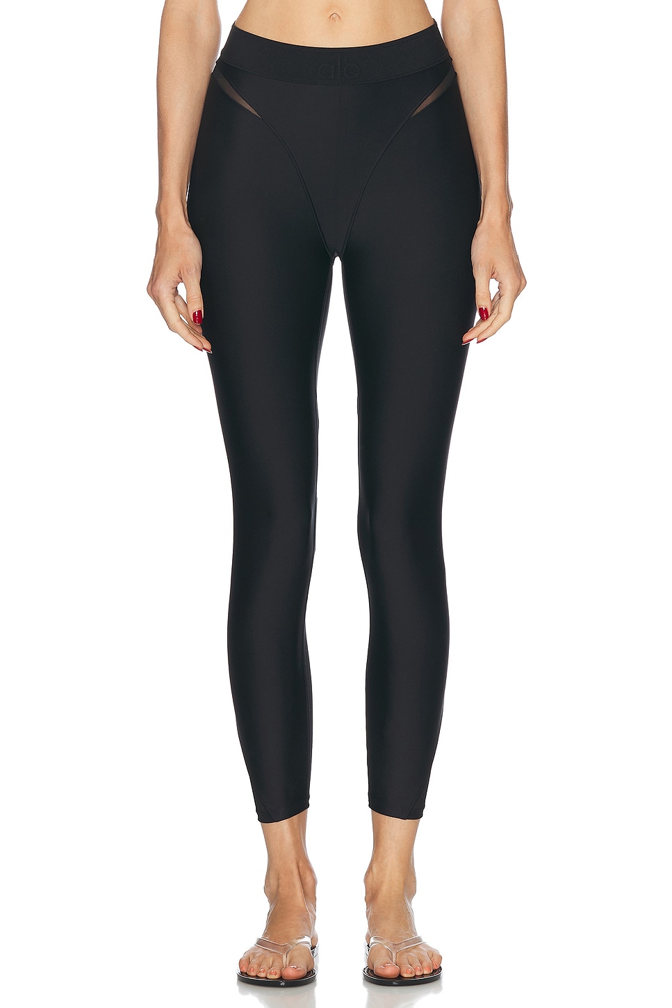 Airlift High Waist 7/8 Rebel Legging in Black