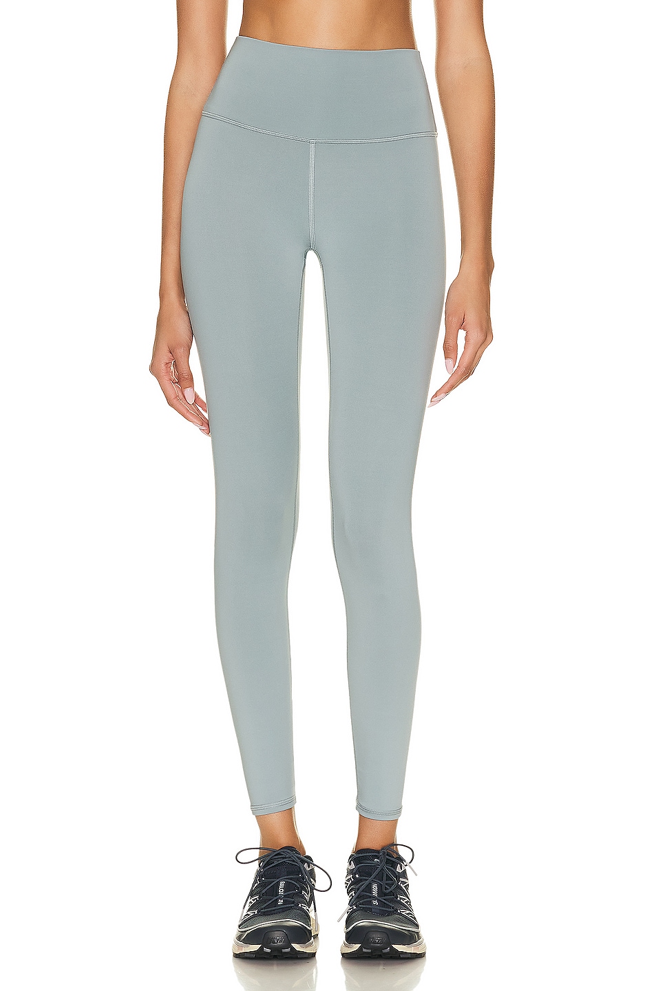 Image 1 of alo 7/8 High Waisted Airlift Legging in Cosmic Grey