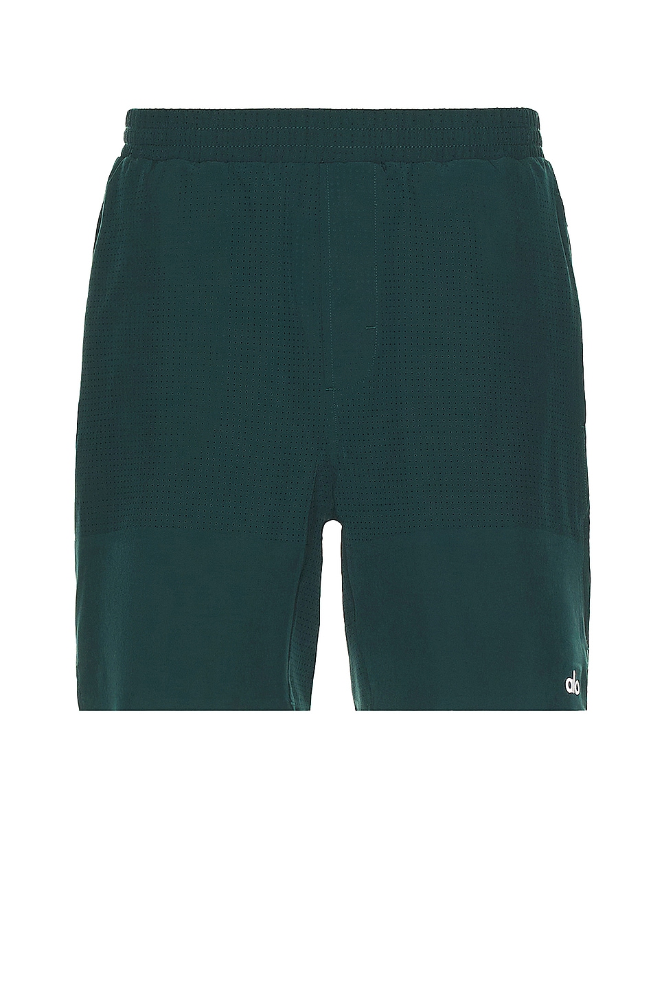 Image 1 of alo 7" Traction Short in Midnight Green