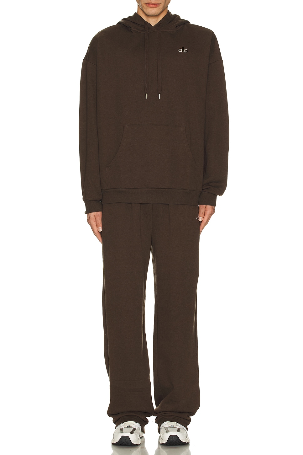 Image 1 of alo Accolade Hoodie in Espresso